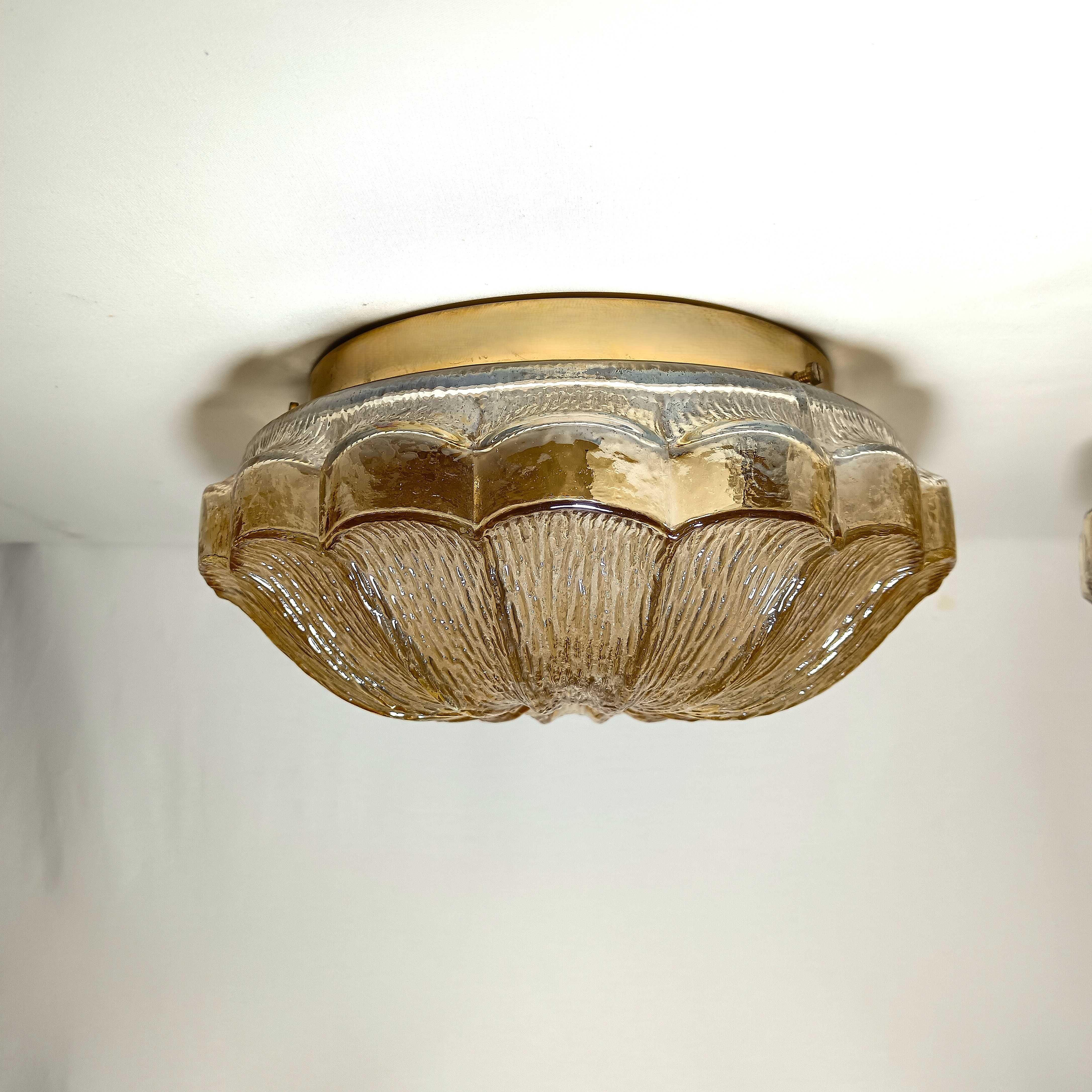 Set plafoniere aplice, Art Deco, stil Limburg, vintage