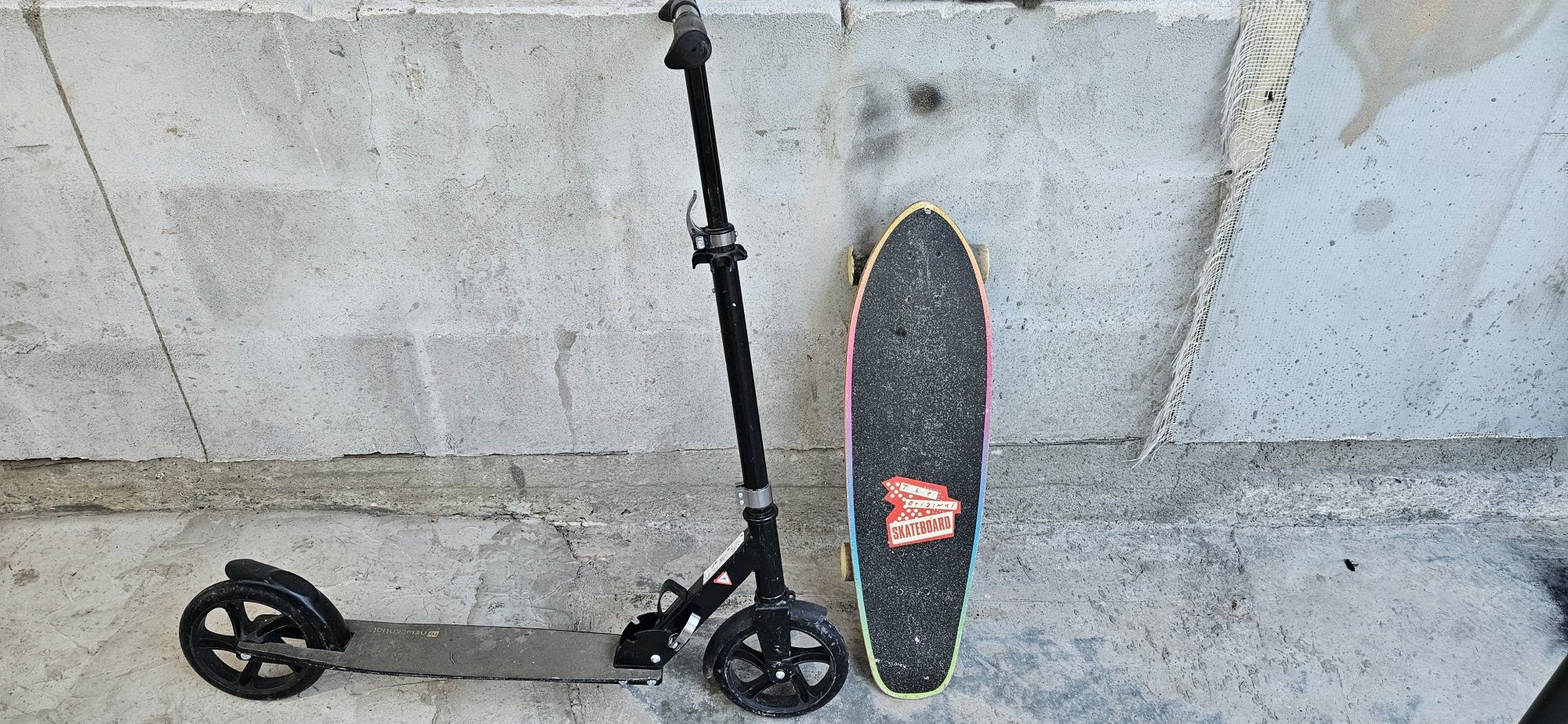 Trotineta + skateboard