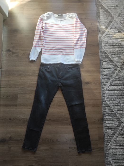 Дамски дънки черни