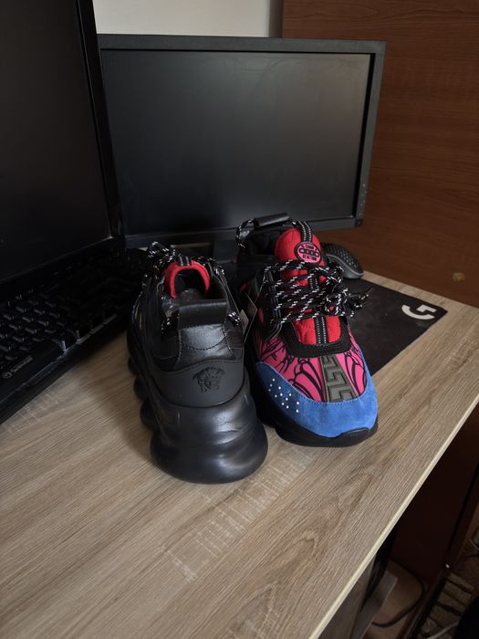 Versace Chain Reaction negru multicolor