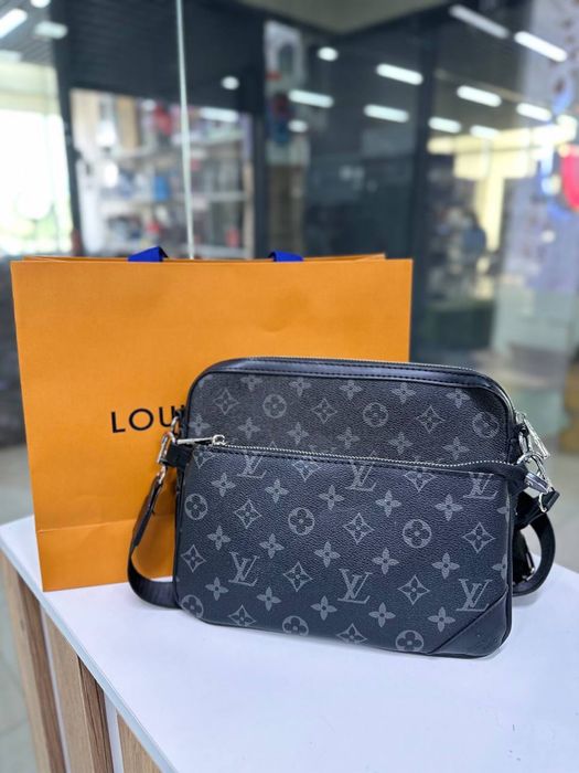 Louis Vuitton барсетка | Monogram Eclipse ,Барсетка мужской