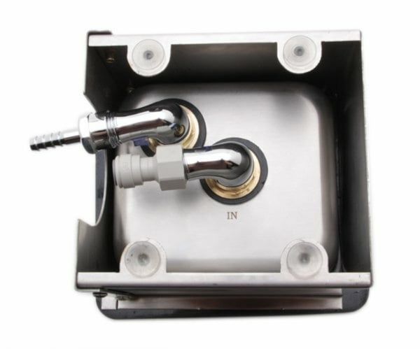 Cutie pentru clatire. Rinser Krome Dispense pentru latiere, pahare.
I