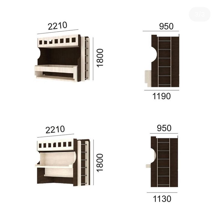 Продам двухъярусную кровать-трансформер стол