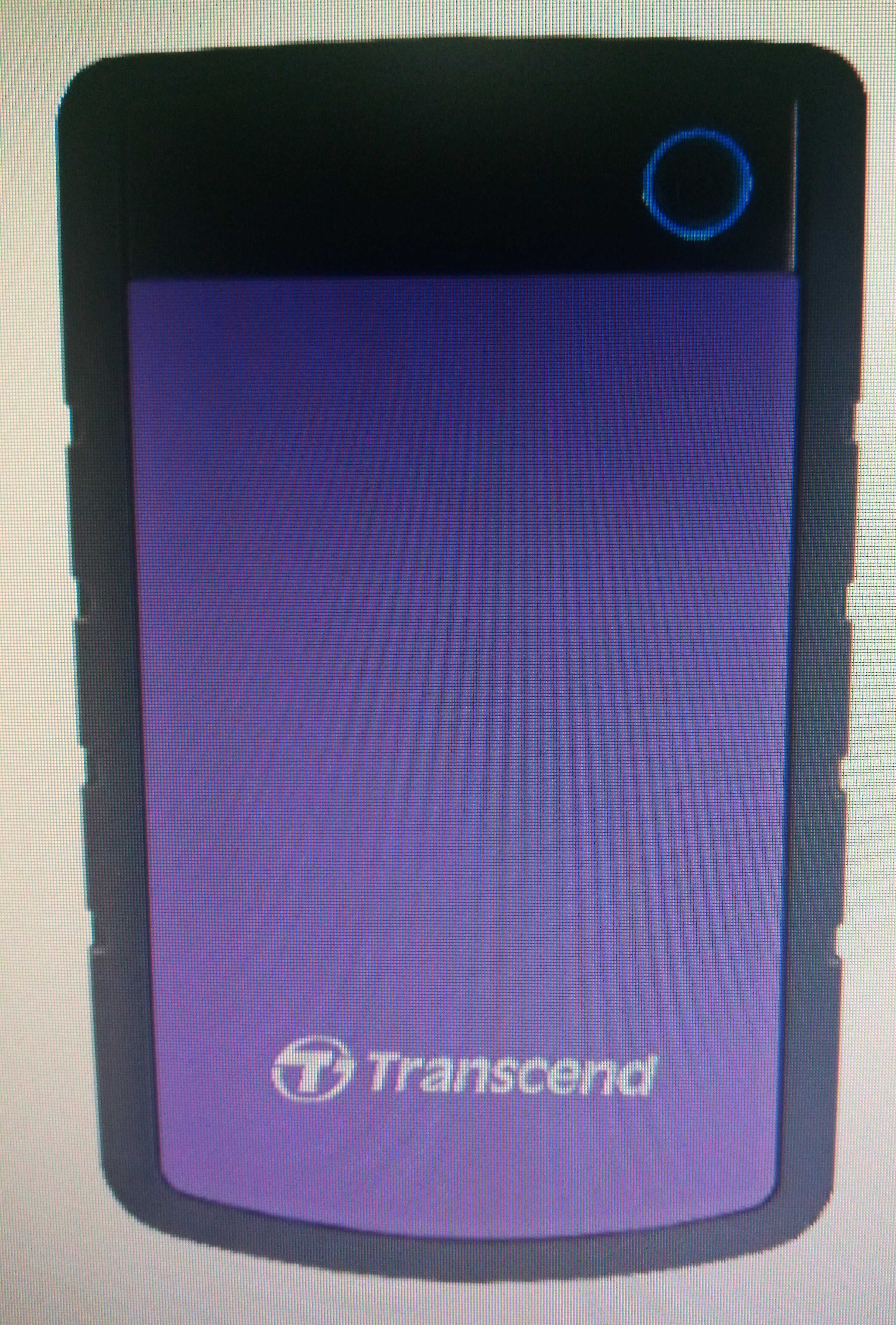 Внешний жесткий диск индигоTS1TSJ25H3PTranscend 1 TB,HARD.Б/У.ДОСТАВКА