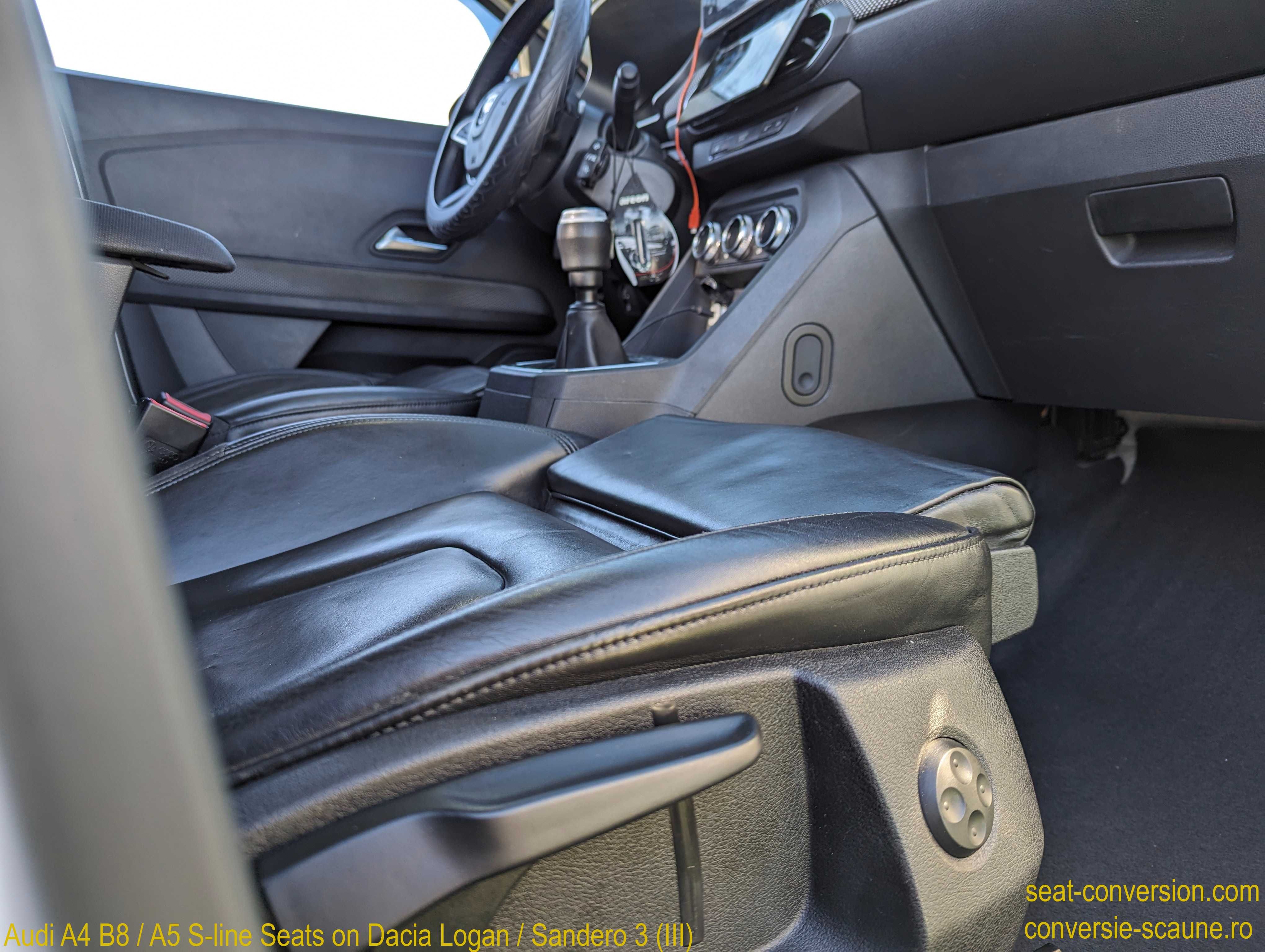 Sistem conversie scaune Audi A5 S-line - Logan Sandero 3 III 2020 +