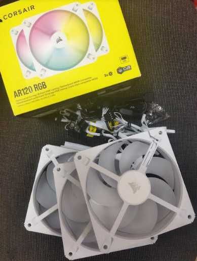 Комплект вентилатори Corsair iCUE AR120 RGB