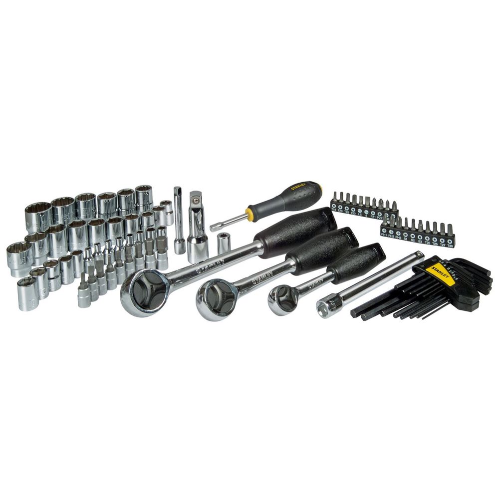 Комплект Гедоре 80 части  STANLEY STHT0-73930 - 1/4″, 3/8″, 1/2″
