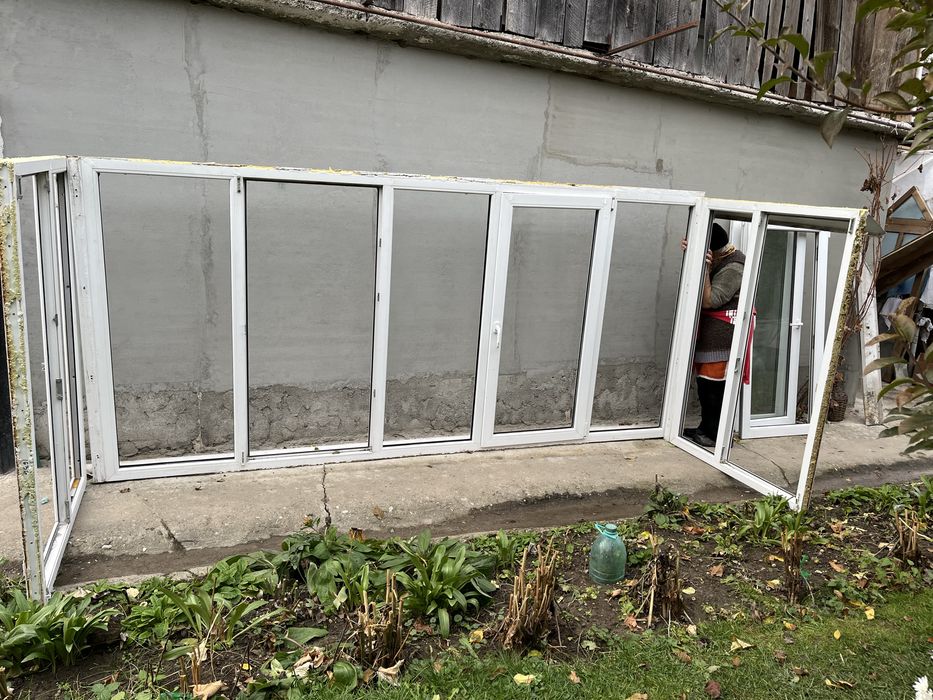 Balcon din PVC cu geam termopan