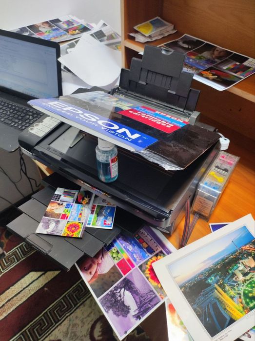 Epson 7300 wf kopiya skanerli  rangli tezkor printer. Dyuzi 100% tiniq