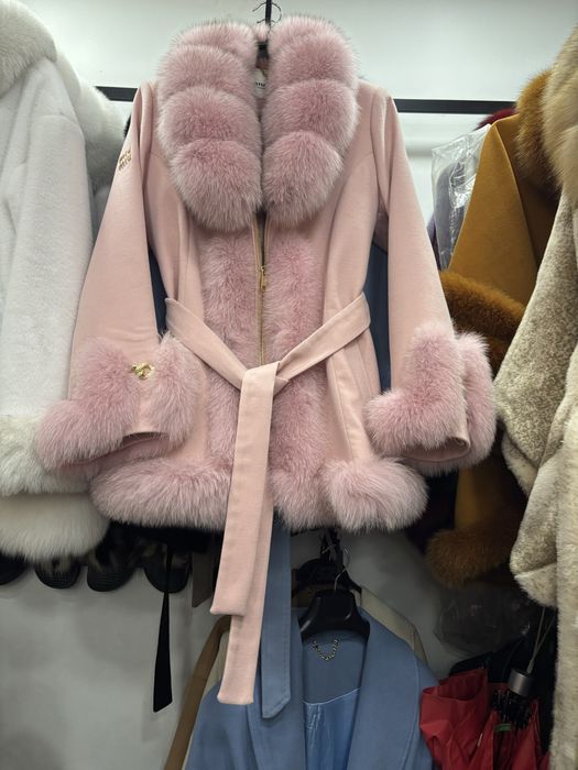 Palton dama cu blana naturala