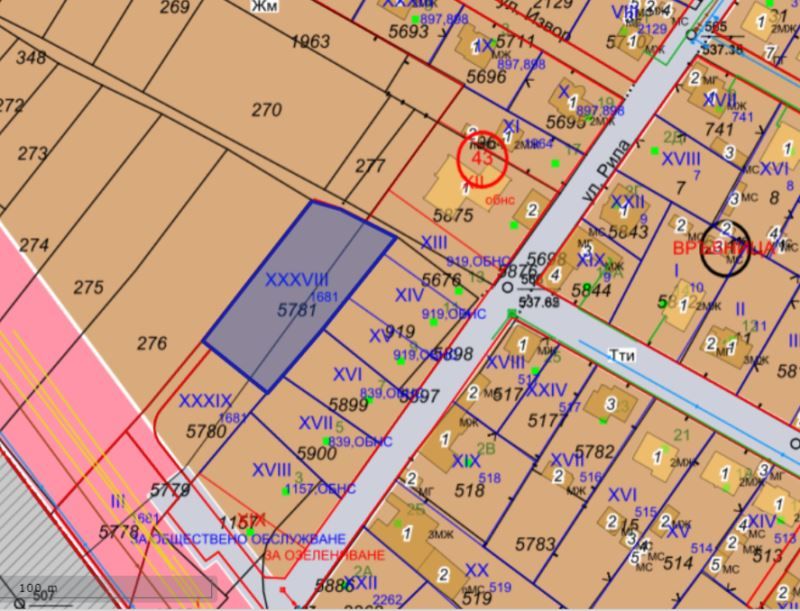 Продава се Парцел в София, Обеля - 1398 кв.м за 100 €/кв.м - Снимка #1