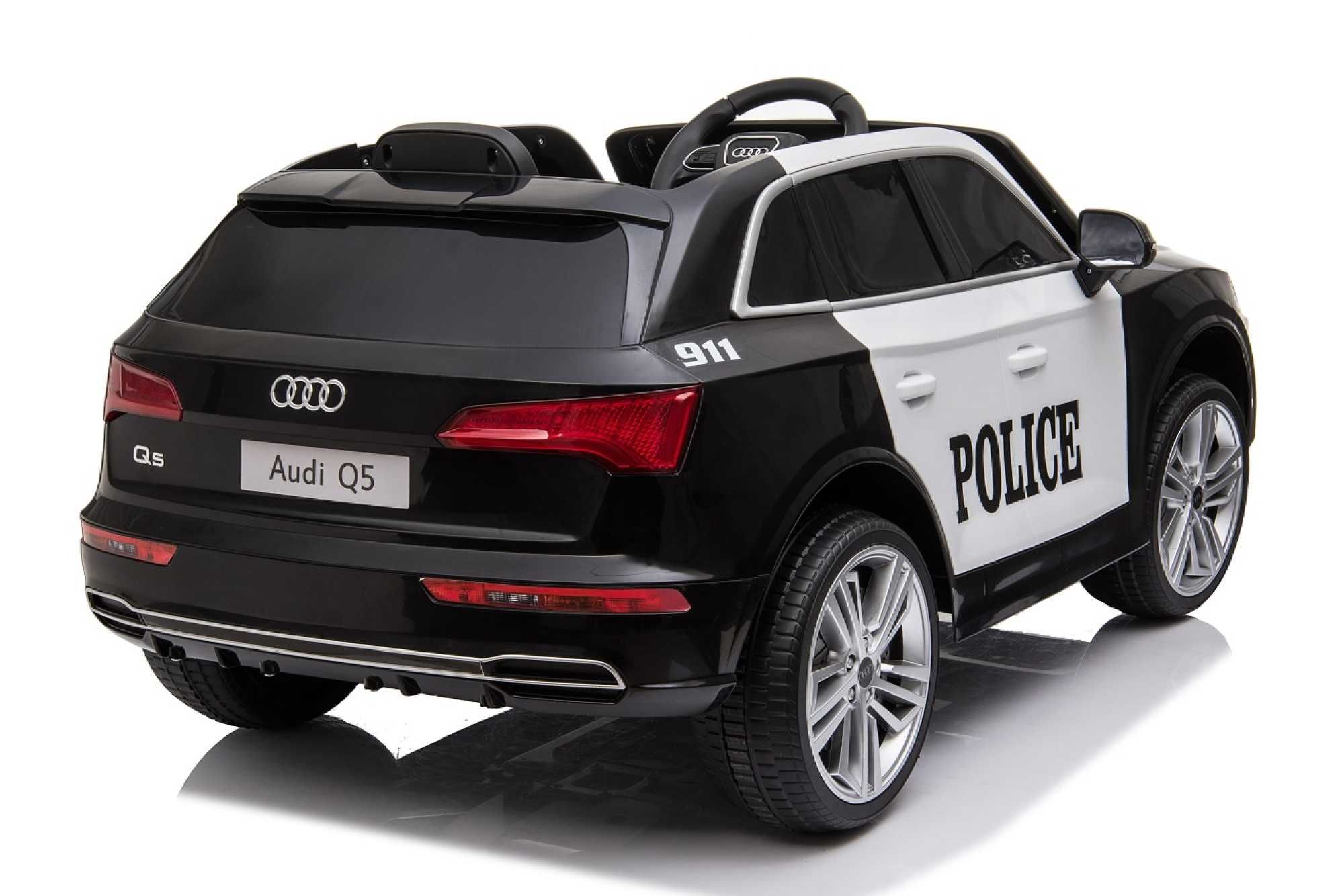 Полицейска Лицензирана Акумулаторна Кола Audi Q5, 12V/10Ah