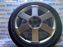 Roata Janta Aluminiu cu Cauciuc Anvelopa Noua Dunlop 5x112 R 17" Audi A4 B6 2001 - 2005 Cod 8E0601025J 7,5Jx17H2 ET45