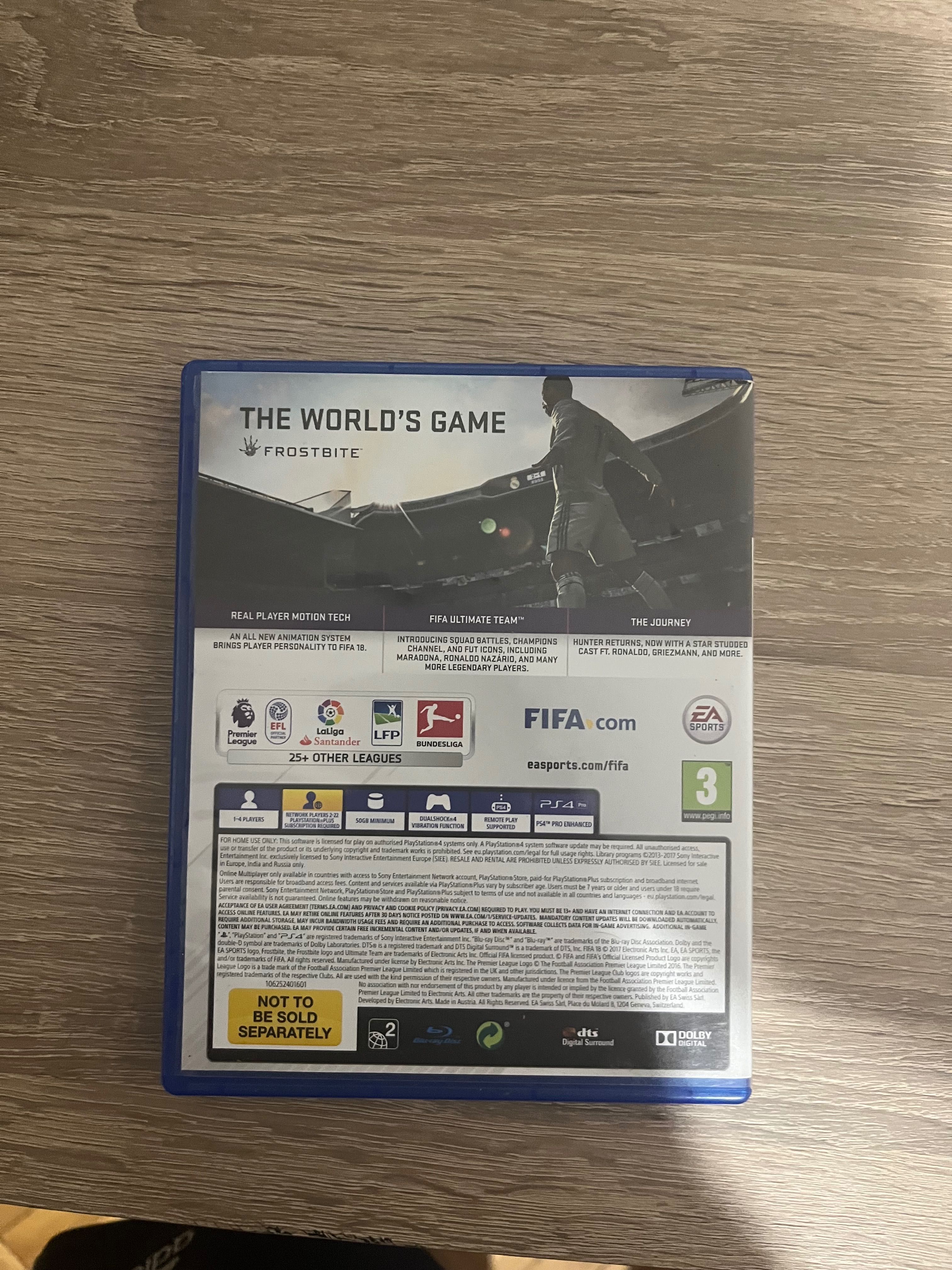 Fifa 18 за ps4 нова
