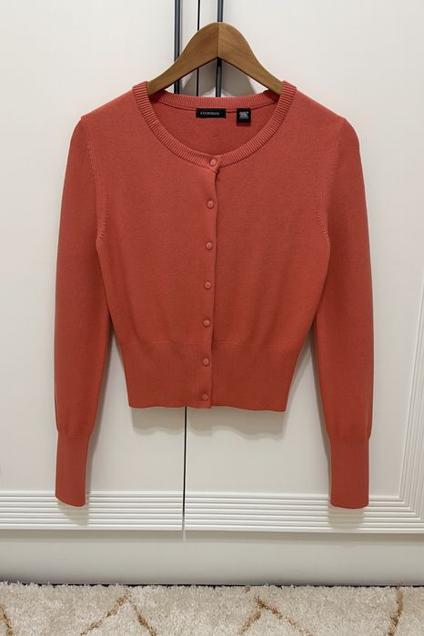 Кардиган коралловый кашемир