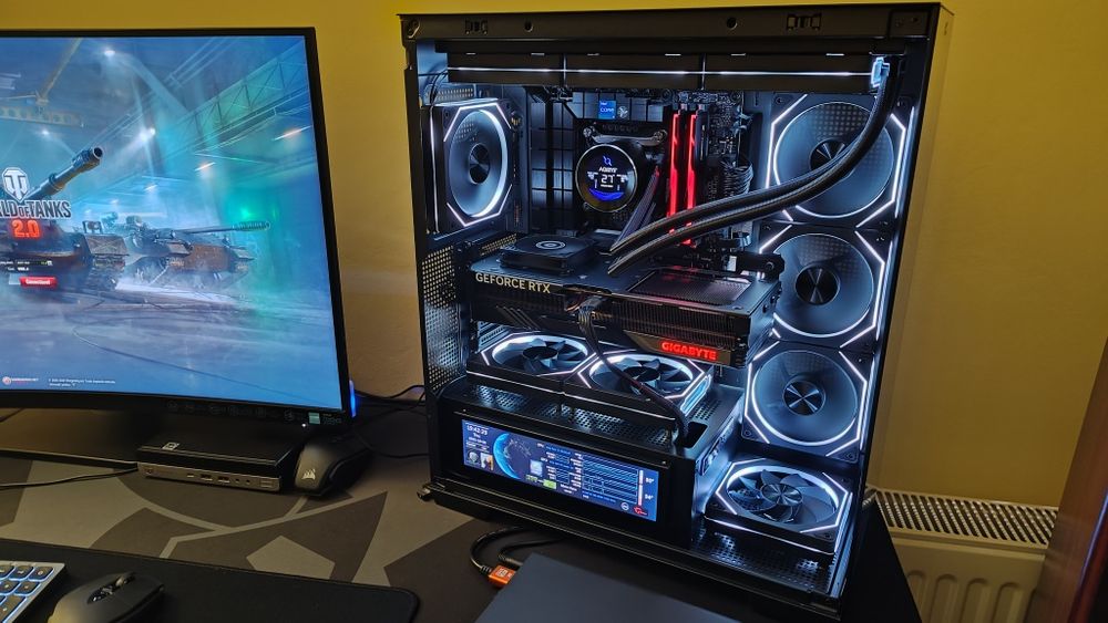 Vand-Schimb unitate gaming custom build Asus Tuf