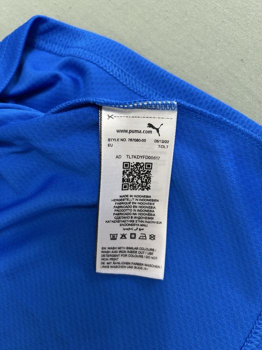 Оригинална мъжка тениска Puma Италия - Размер M