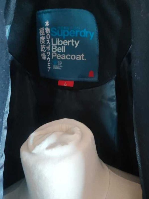 SUPERDRY palton barbati, L, merge pentru M