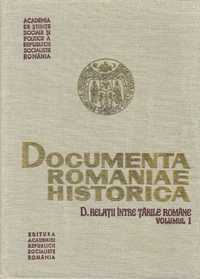 Carte Documenta Romaniae Historica DRH Relatii Tarile Romane istorie