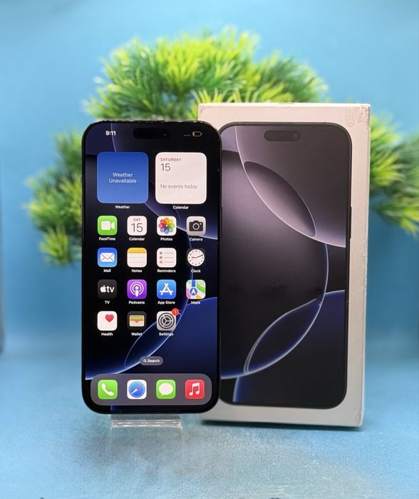 ГАРАНЦИОНЕН!!! Apple iPhone 16 Pro Max, 256GB, 5G, Black Titanium