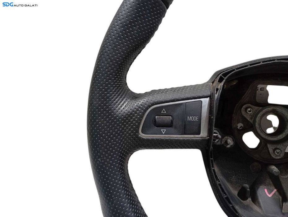 Volan din Piele 3 Spite cu Comenzi Audi A3 8P 2008 - 2013 Cod 8R0419091F [LC0870]