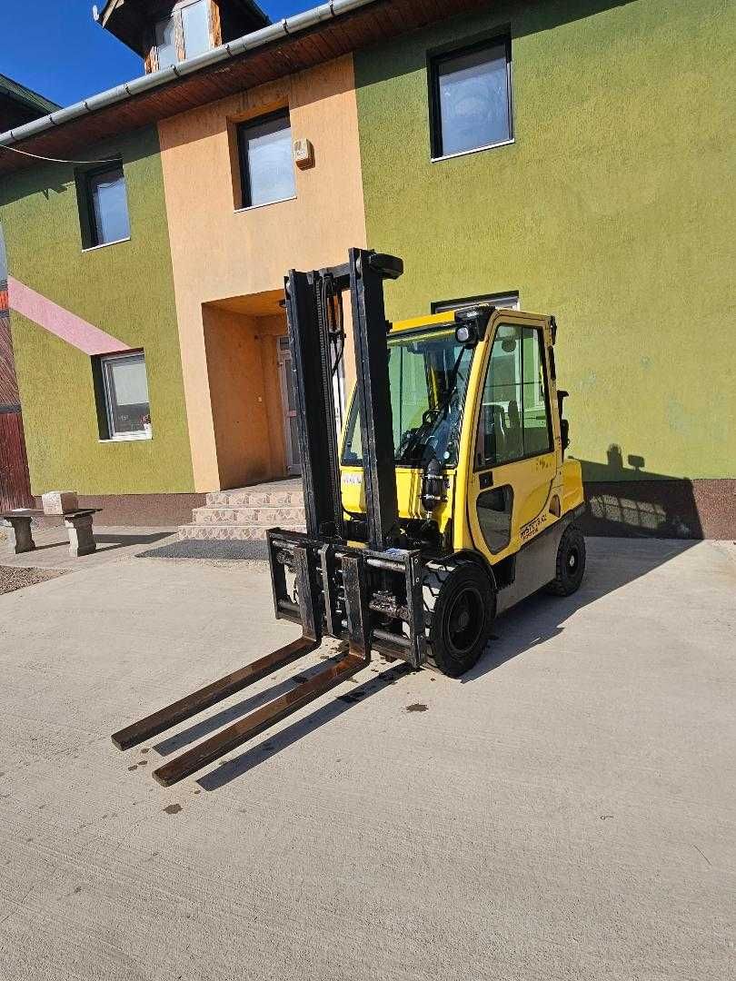 stivuitor hyster diesel an 2012 , cu 4 circuite hidraulice util 3t