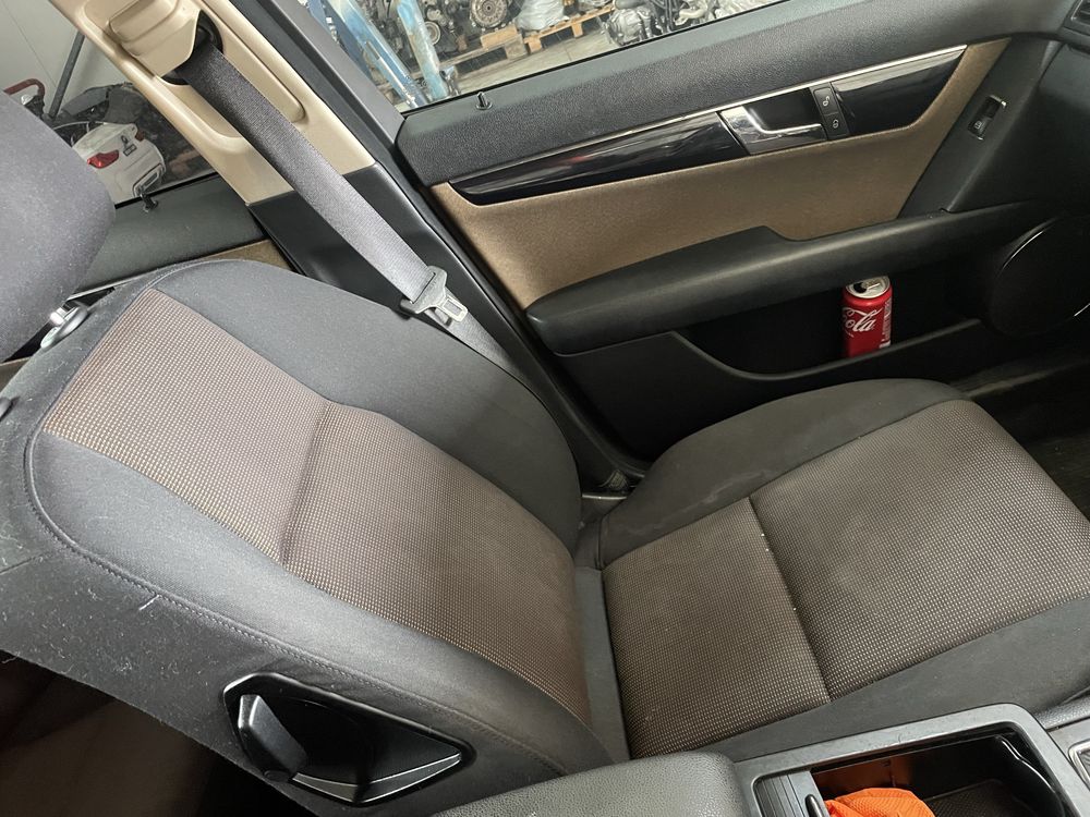 Scaune fata + bancheta textil Mercedes w204 c class