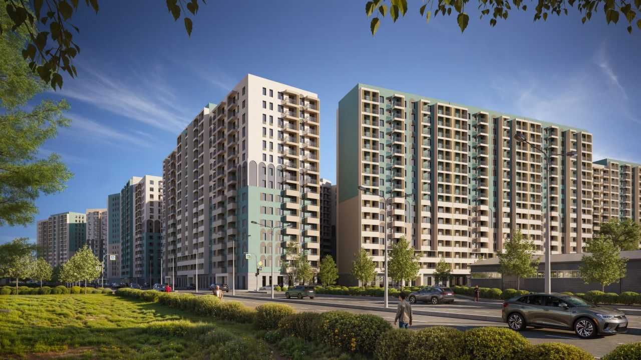 продаётся 1 комнатная квартира в ЖК"Assalom Do'stlik" от Golden House
