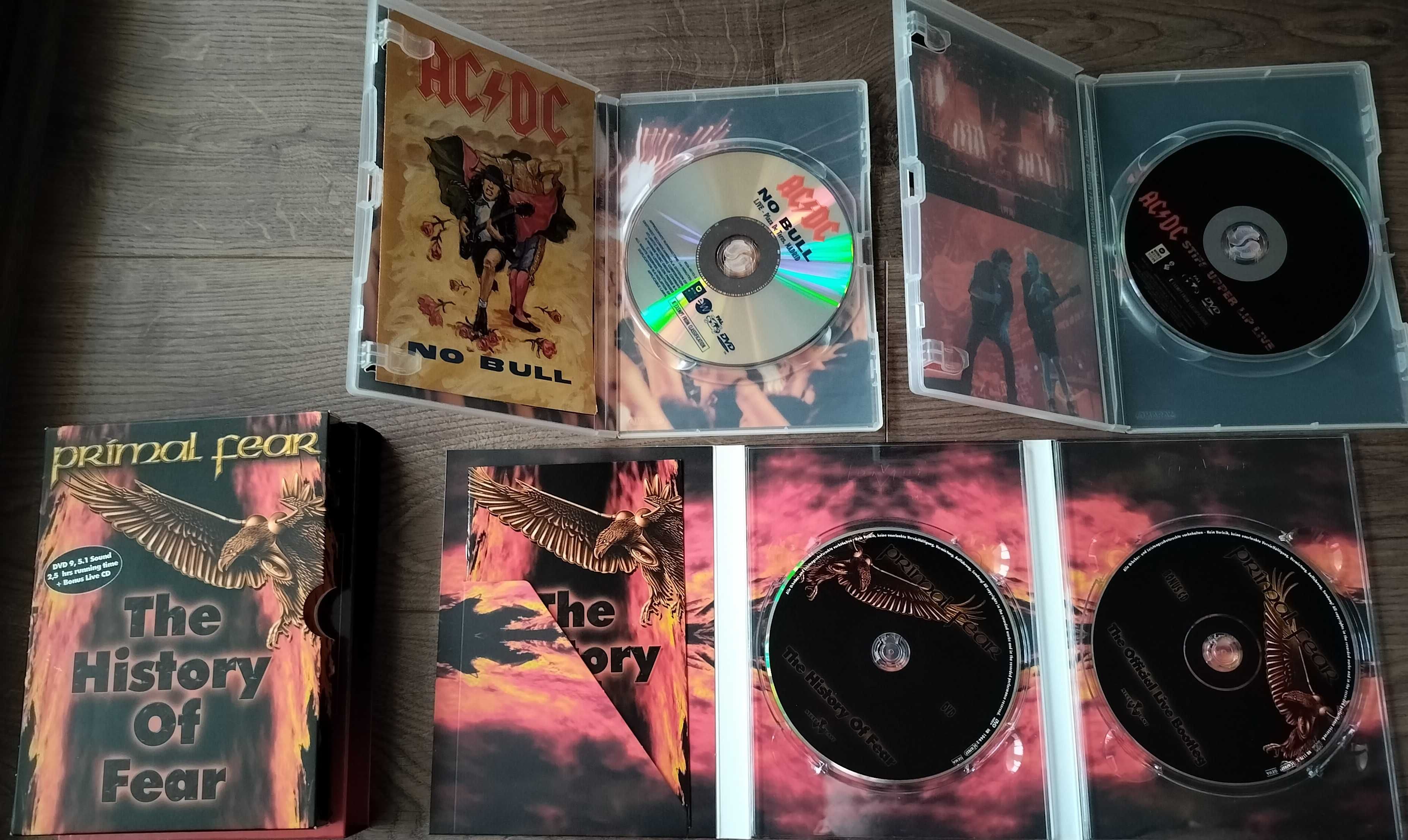 DVD-uri Iron Maiden, box set AC/DC, Primal Fear, Dream Theater