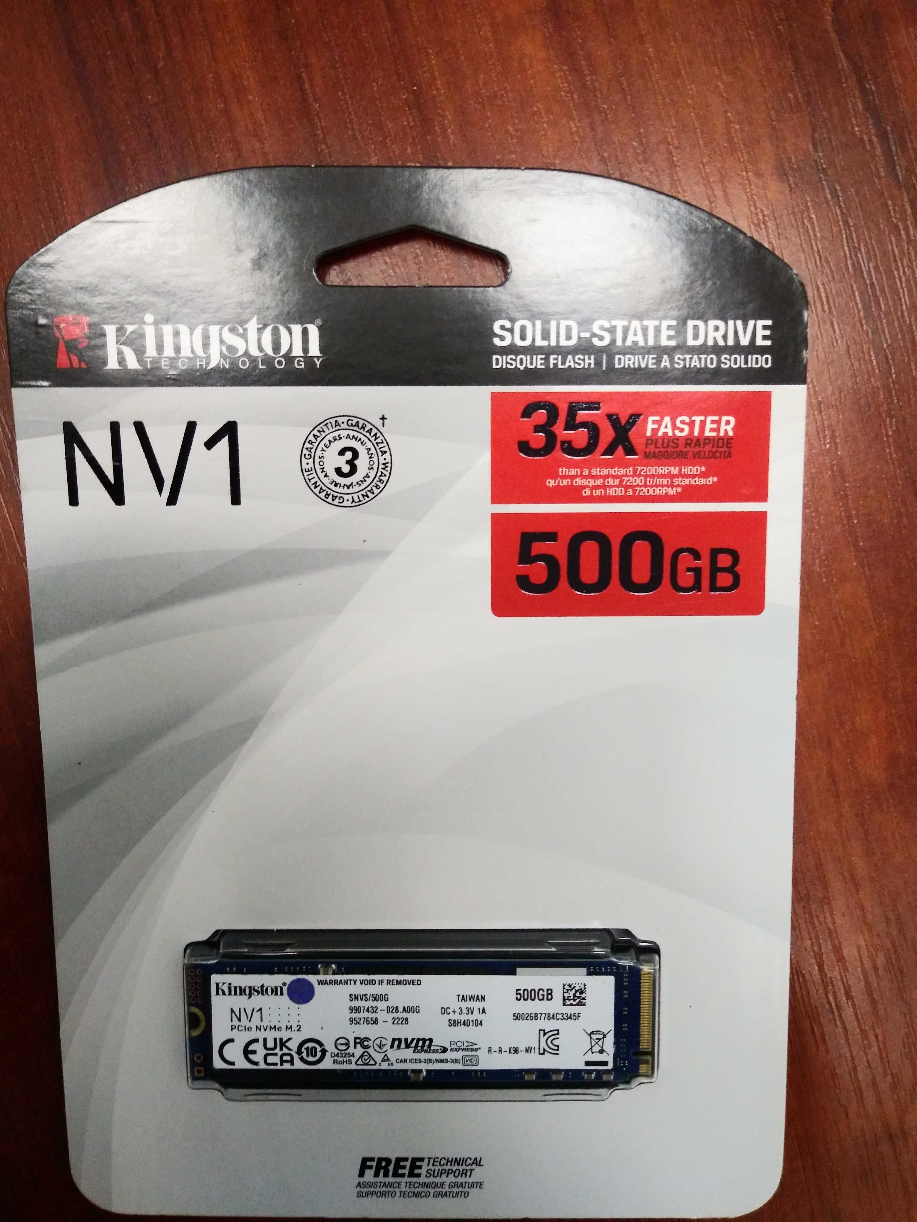 SSD накопитель Kingston