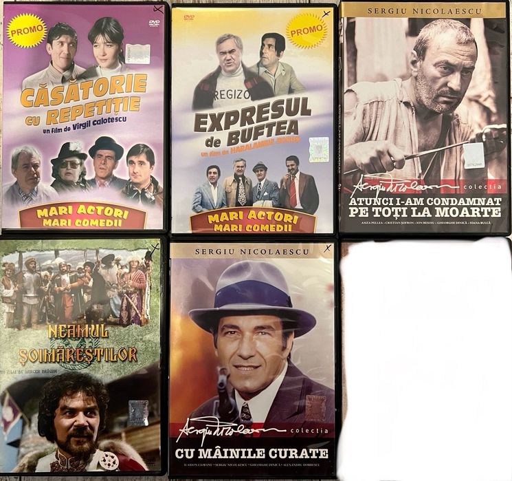 DVD-uri cu filme românești