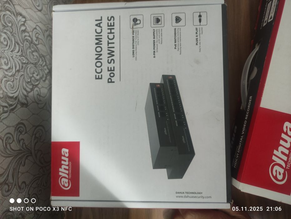 Комплект видеонаблюдения новый