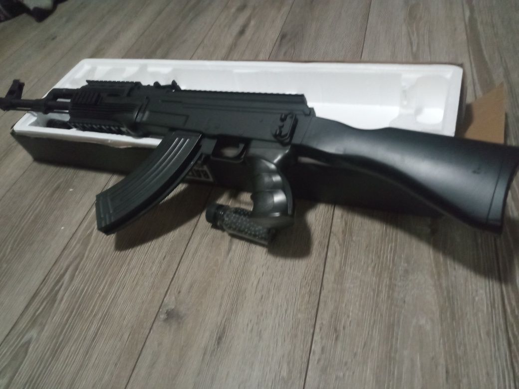 Детский автомат пневмат AK 105 Black