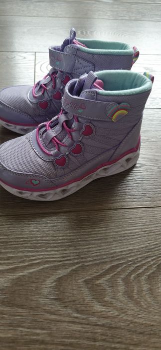 Светещи ботушки Skechers 26, Timberland 26