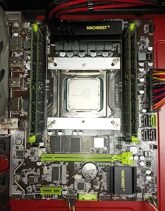 Комплект LGA 2011 Мат. плата Machinist / Xeon E5 2680 v2 / DDR3 16 Gb.