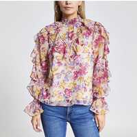 Дамска блуза/риза на цветя River Island