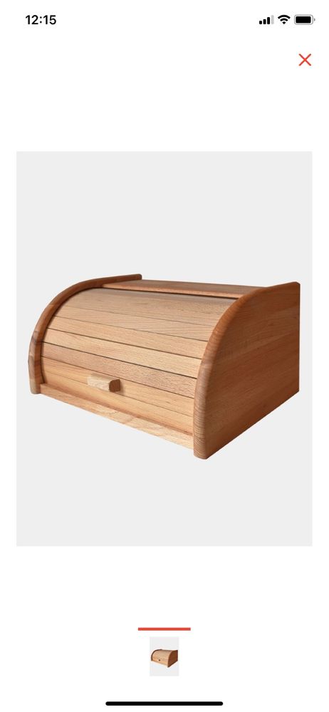 Деревянная хлебница . IKEA.