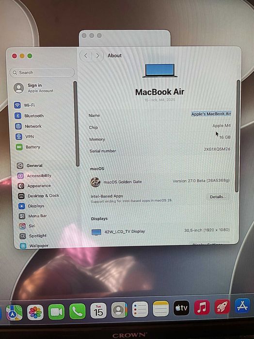 15,3" M4 Apple MacBook Air A3241(2025)-10 Cores CPU/10-Core GPU — миниатюра 2
