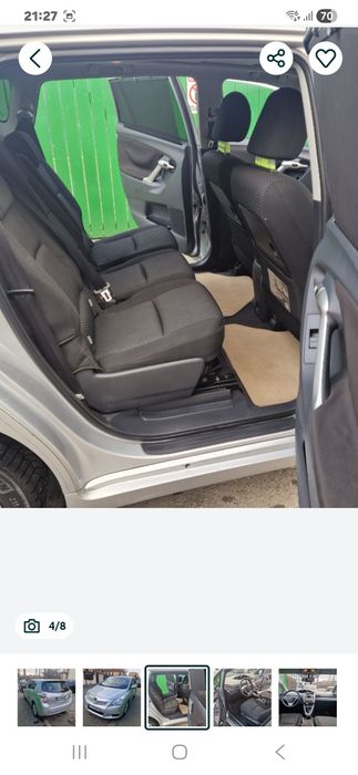 Vând toyota verso 2.0, 2010