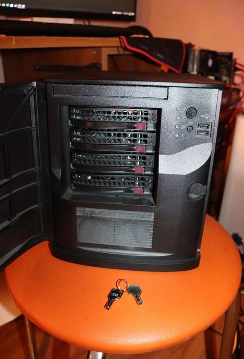 Mini Server Nas Supermicro A1SAI-2550F 16Gb DDR3 350W Gold 4 Bay 2xSSD