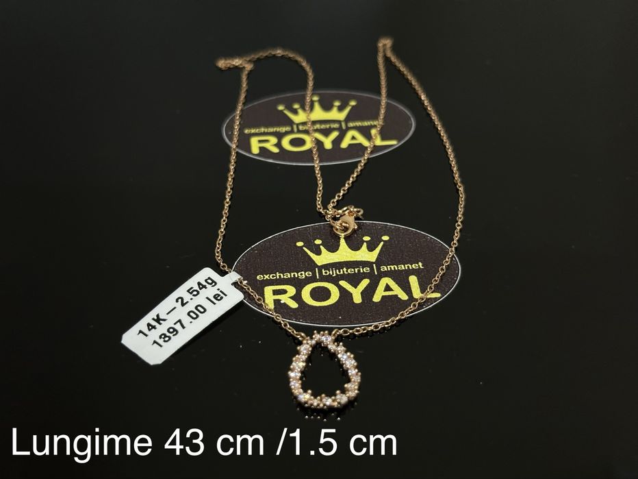 Bijuteria Royal: Lant aur 14k/2.54 gr