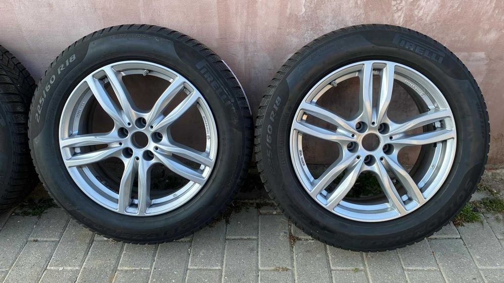 jante bmw seria 5 G 30 G 31 X1  G11 G12 5X112 Iarna 225 60 18 pirelli