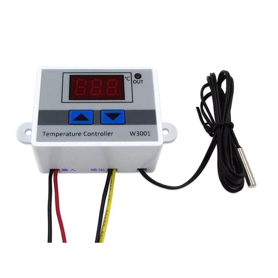 Thermostat temperature NTC waterproof cu releu si display