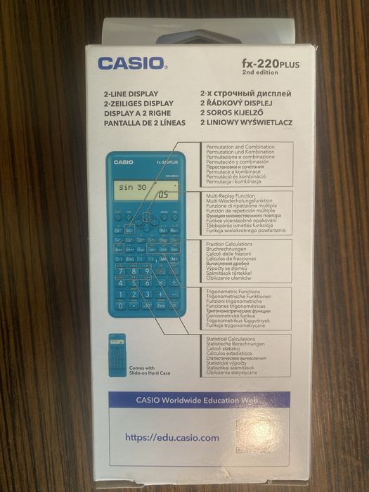 Инженерный калькулятор casio fx220 plus 2nd edition