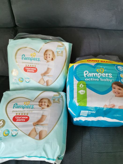 Пелени - гащички Pampers Premium Care Pants Размер 6