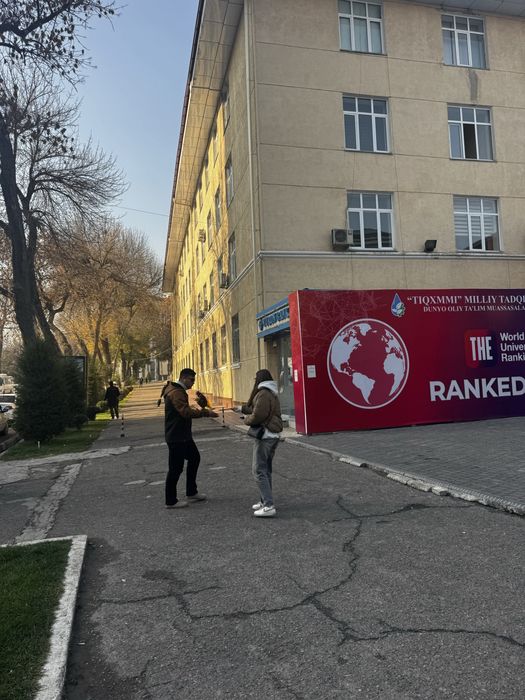 Раздача флаеров в Ташкенте и по всему Узбекистану