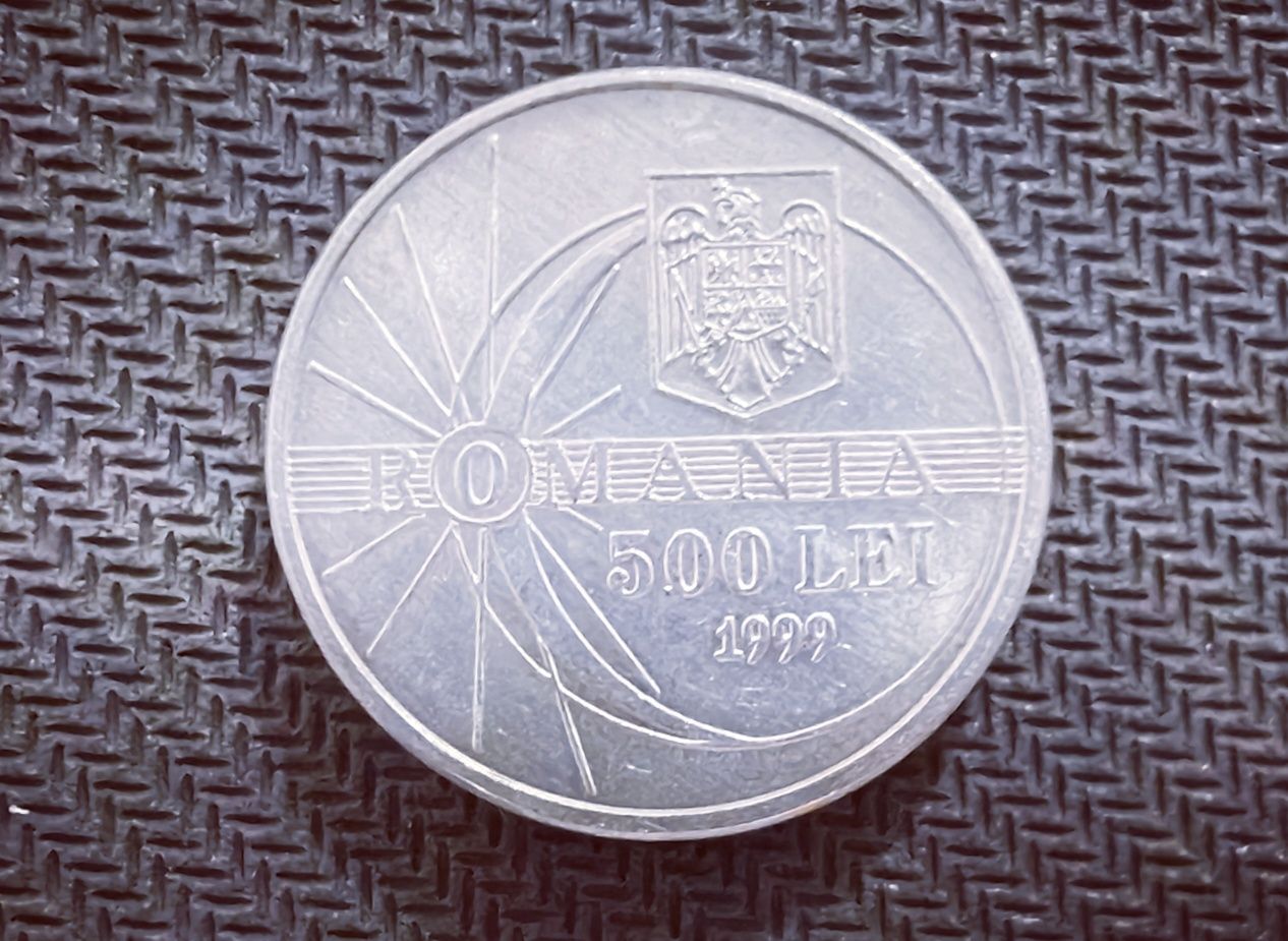 Moneda 500 lei Eclipsa 1999