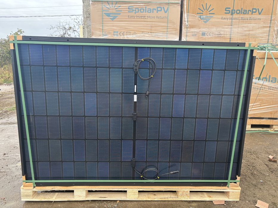 Panou fotovoltaic bifacial FULL BLACK Spolar 430W  266 RON