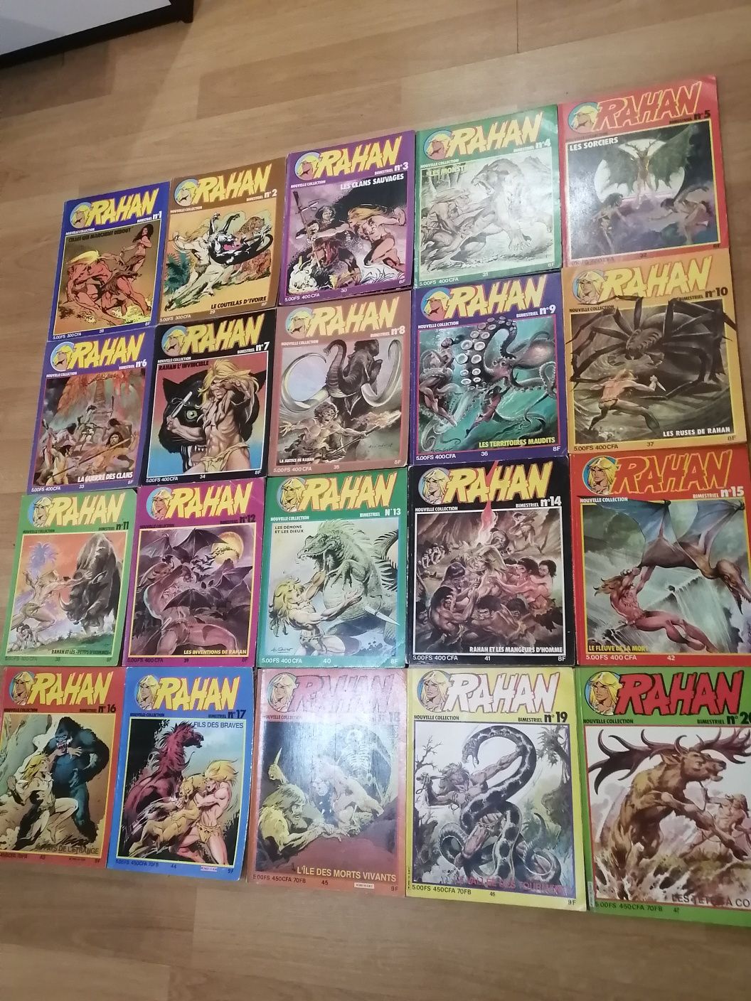 Lot Rahan Nouvelle Colection nr 1-36, plus 9 albume, pret 2500 lei.