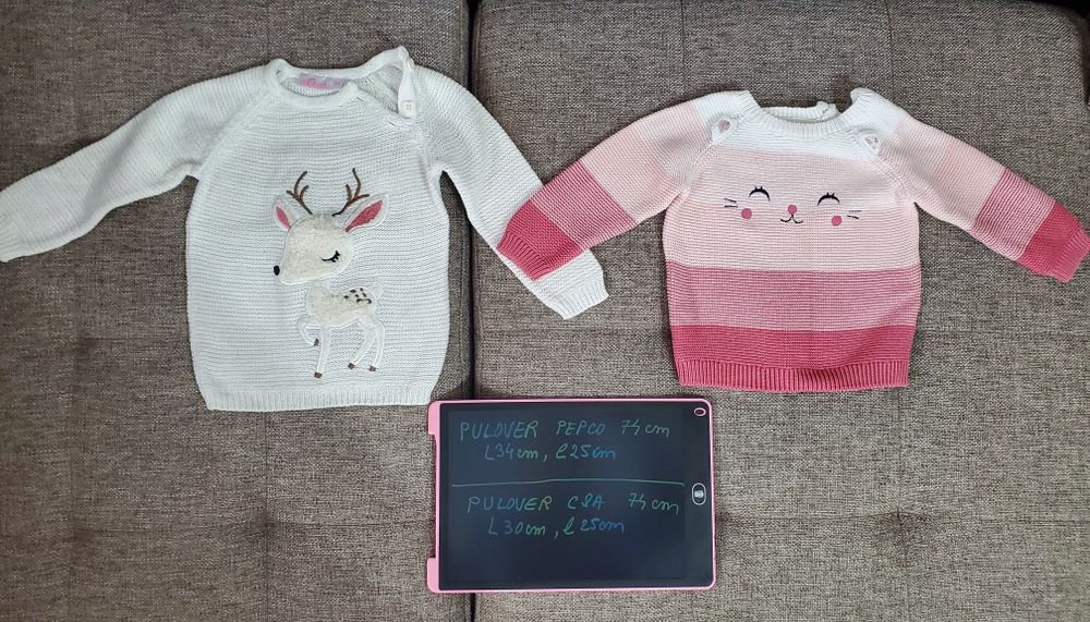 Lot haine fetite 74 cm